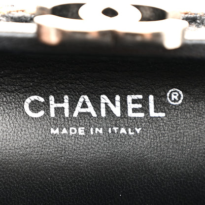 Chanel Tweed Kisslock Minaudiere Black Multicolor 6 of 12