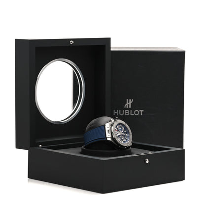 Hublot Titanium Rubber 45mm Big Bang Unico Automatic Watch Blue 411.NX.5179.RX 5 of 5