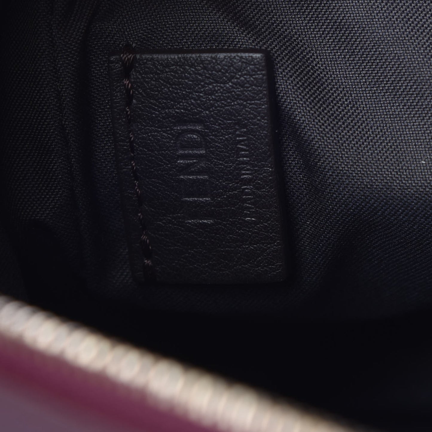 Calfskin Velvet F is FF Triplette Pouch Set Multicolor