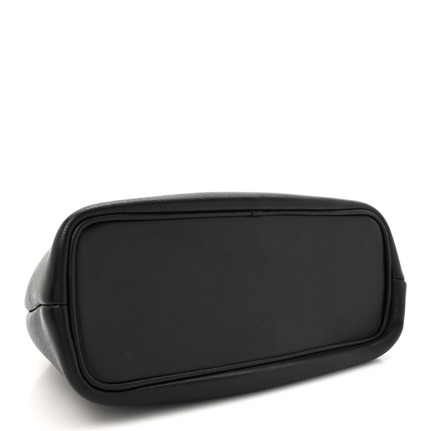 Lambskin Le Petit Calino Ring Top Handle Bag Black