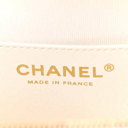 Chanel Lambskin Quilted CC In Love Heart Bag White 6 of 11