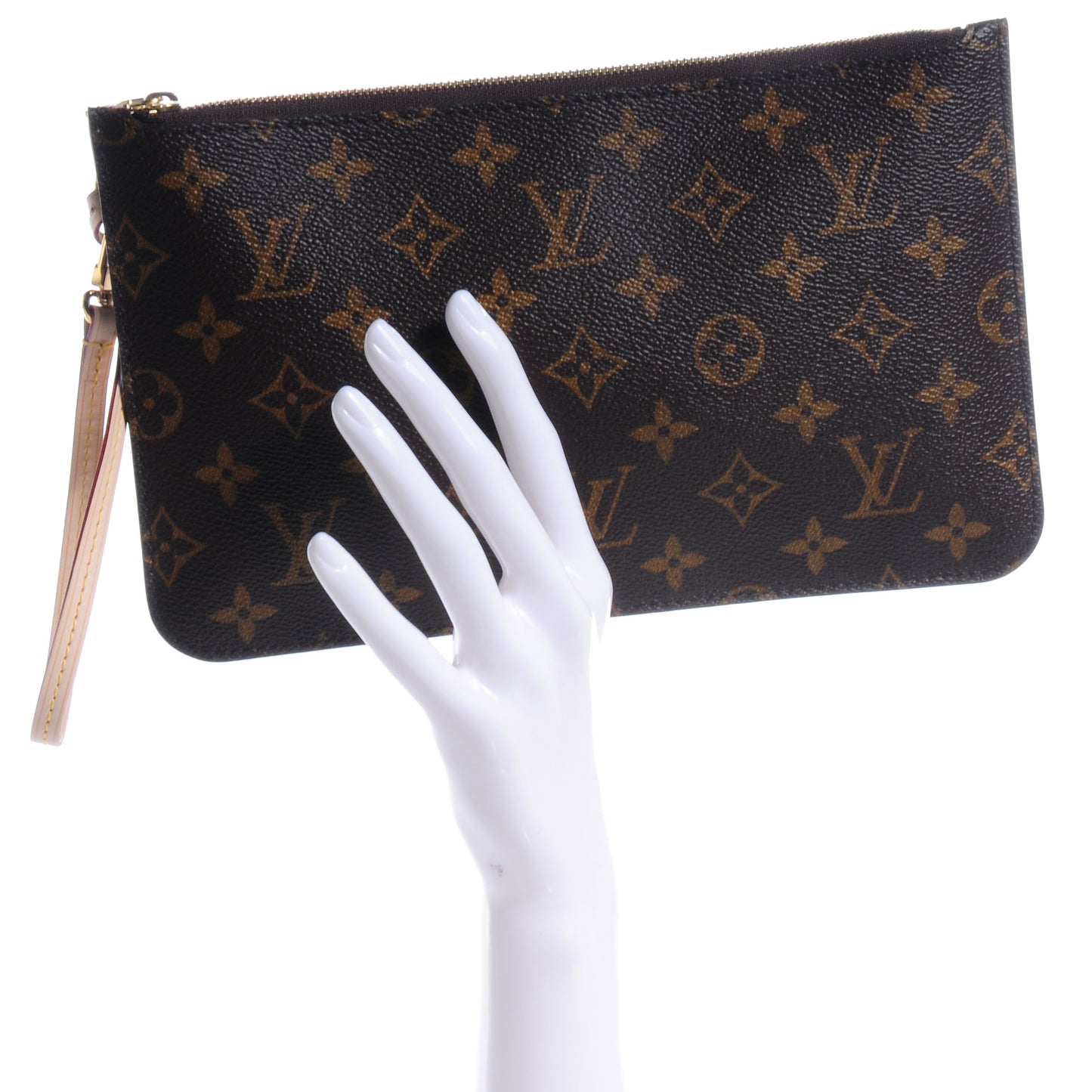 Monogram Neverfull MM GM Pochette Fuchsia