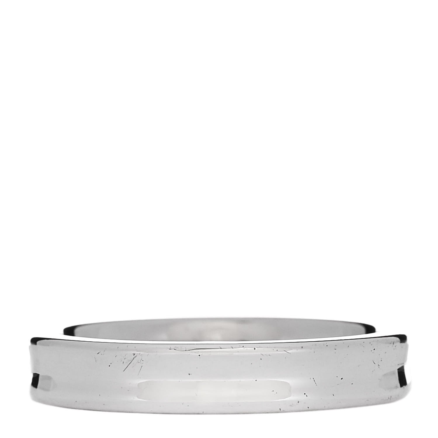 Tiffany Sterling Silver Narrow 1837 Band Ring 58 8.5 3 of 4