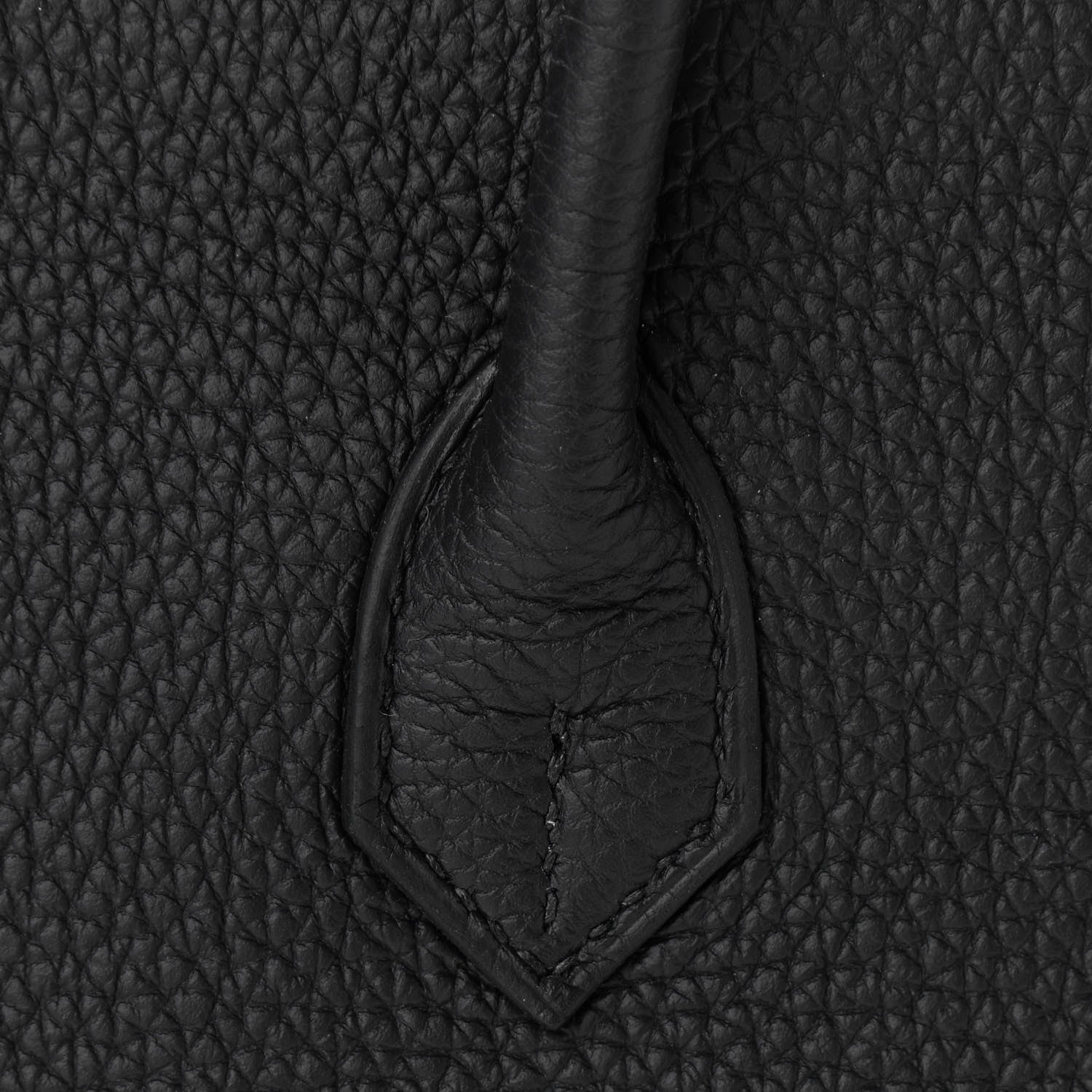 Hermes Togo Birkin 25 Black 13 of 34