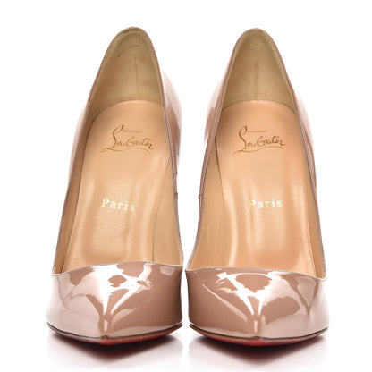 Christian Louboutin Patent Pigalle 120 Pumps 39.5 Nude 3 of 10