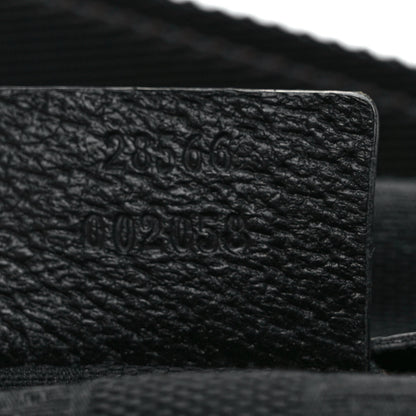 Gucci GG Monogram Double Pocket Belt Bag Black 7 of 9