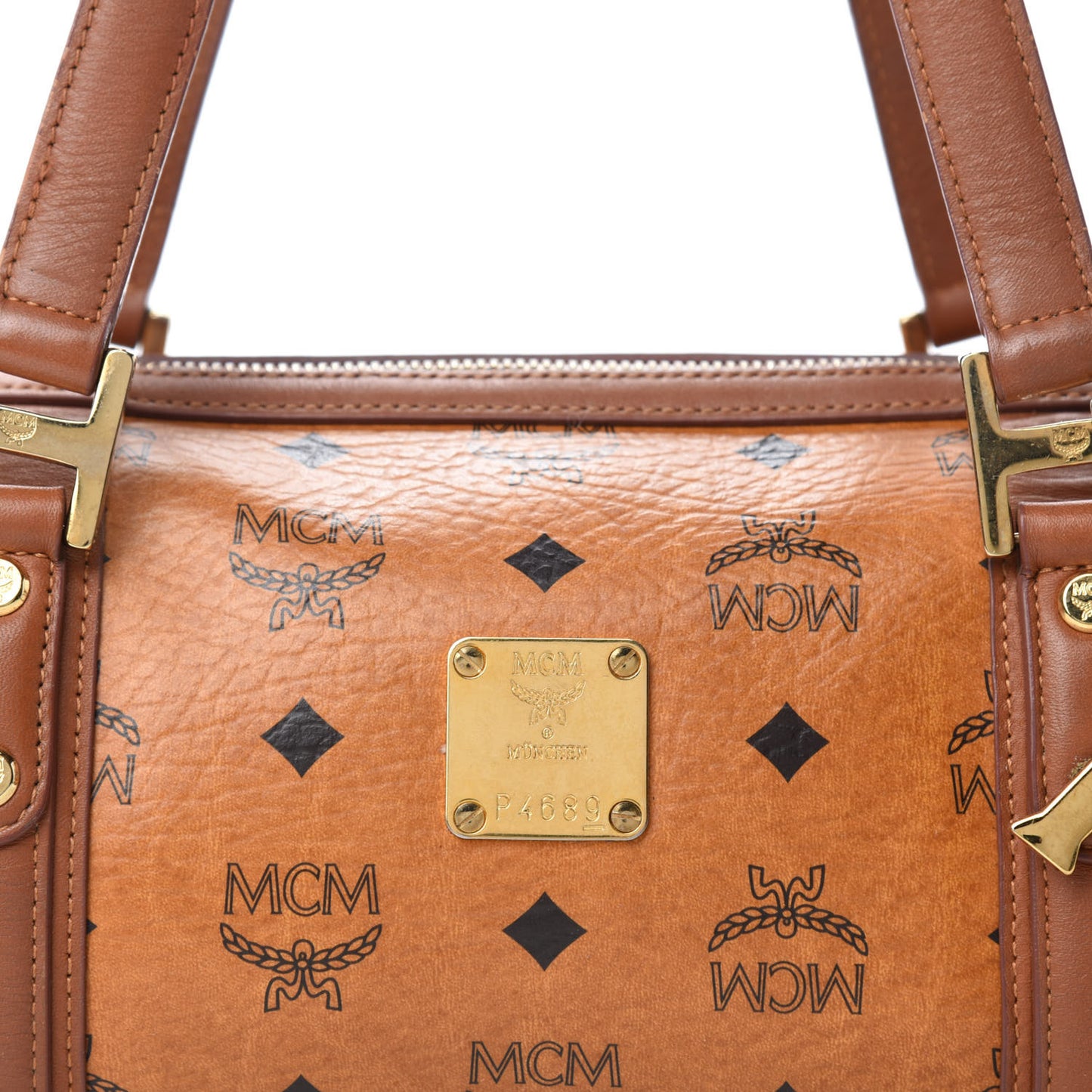 Visetos Boston Bag Cognac