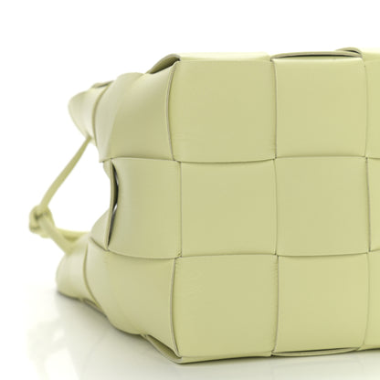 Bottega Veneta Nappa Maxi Intrecciato Cassette Bucket Bag Lemon Washed 5 of 9