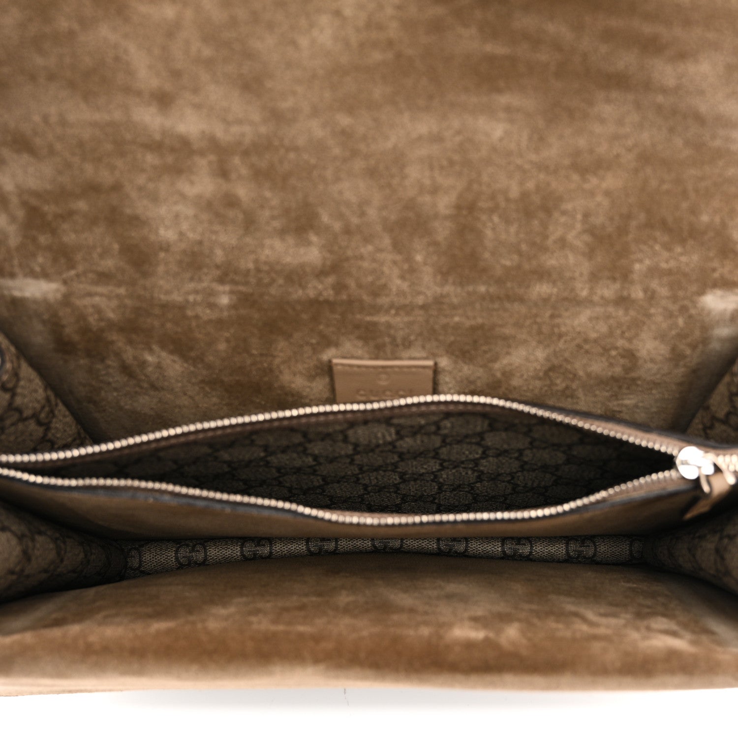 Gucci GG Supreme Monogram Medium Dionysus Shoulder Bag Taupe 5 of 10