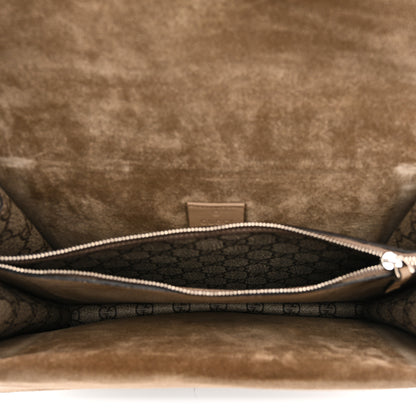 Gucci GG Supreme Monogram Medium Dionysus Shoulder Bag Taupe 5 of 10