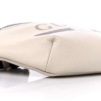 Gucci Grained Calfskin Small Logo Belt Bag White 8 of 9