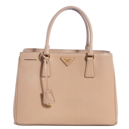 Prada Saffiano Lux Medium Tote Sabbia 1 of 14