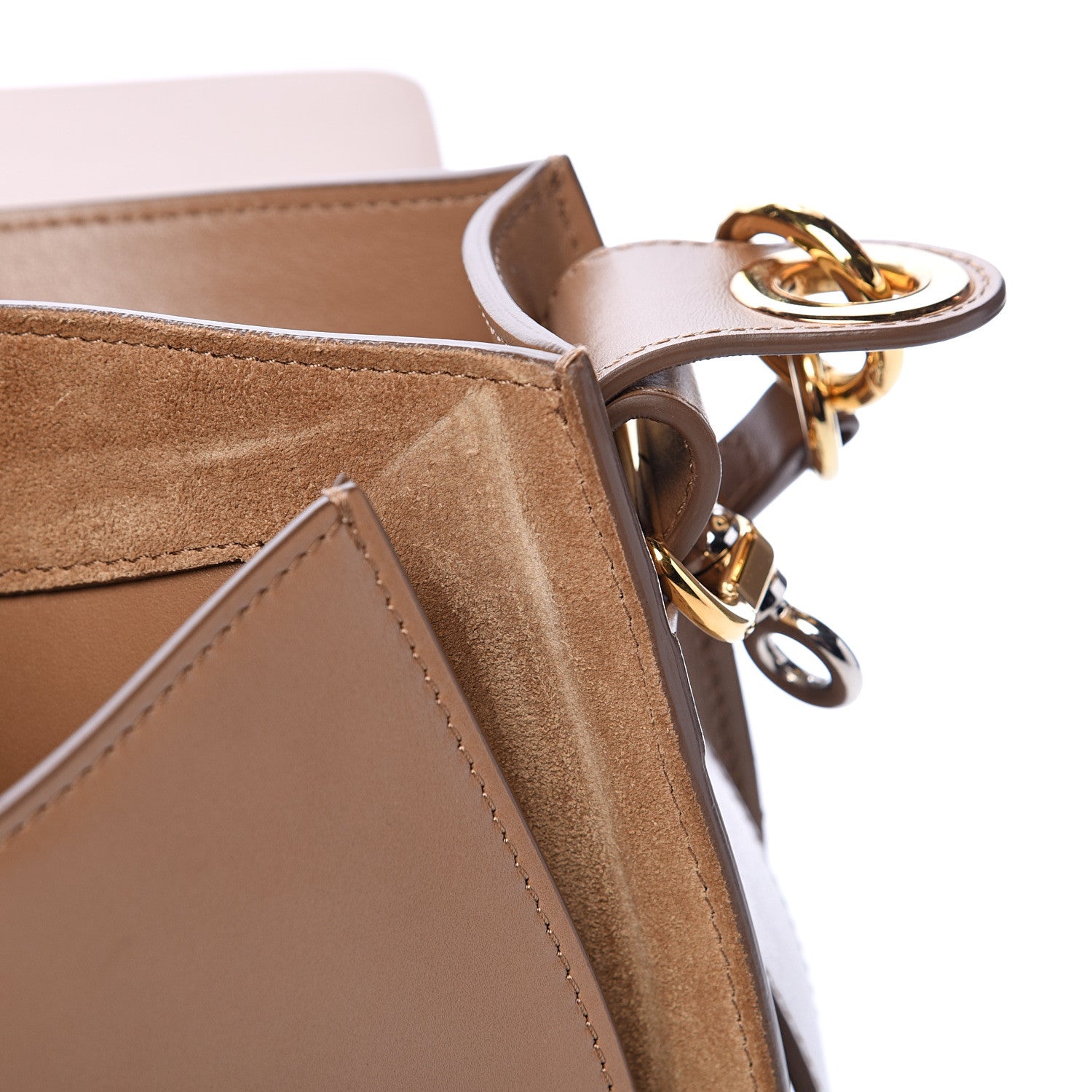 Chloe Calfskin Large Tess Bag Nut 10 of 17