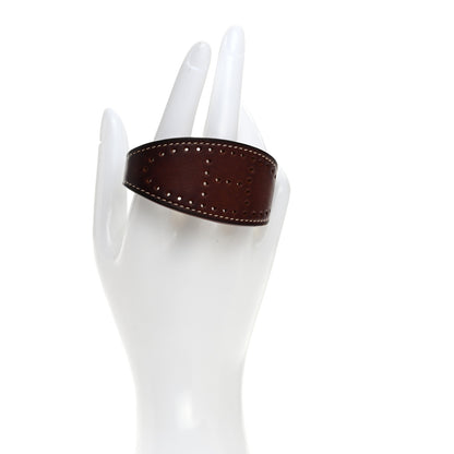 Hermes Barenia Perforated H Bracelet S Fauve 2 of 7