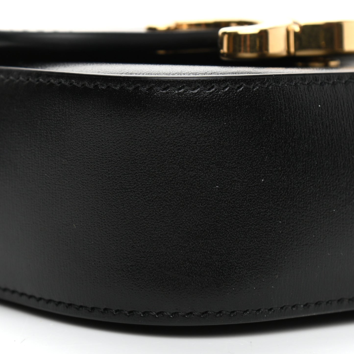 Shiny Calfskin Mini Triomphe Black