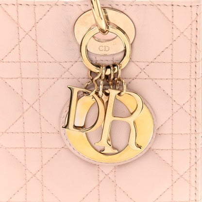 Christian Dior Lambskin Cannage Medium Lady Dior Light Pink 11 of 13