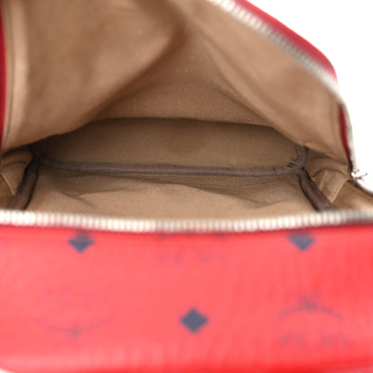 MCM Visetos Klassik Small Sling Bag Ruby Red 5 of 11