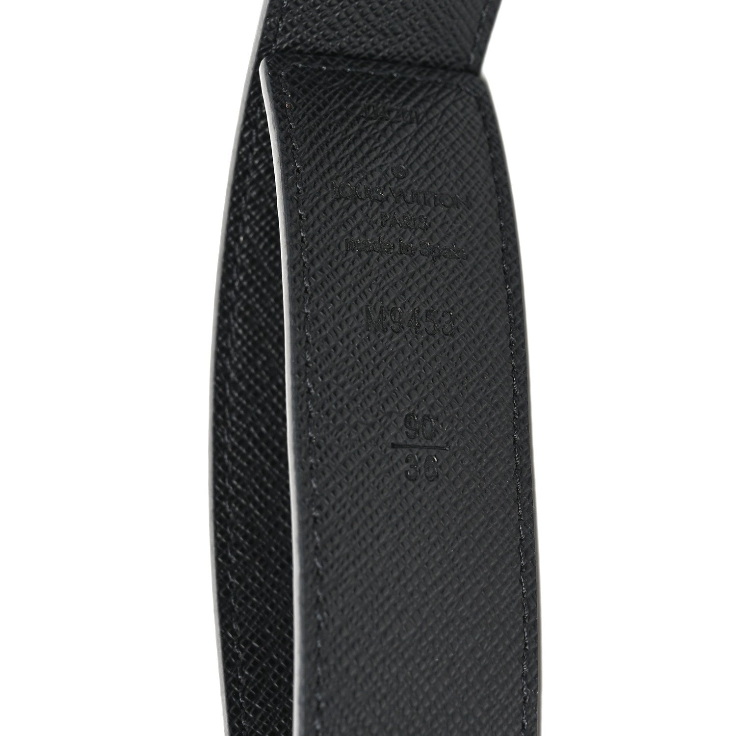Louis Vuitton Calfskin Monogram 30mm LV Initiales Reversible Belt 90 36 Black 3 of 3