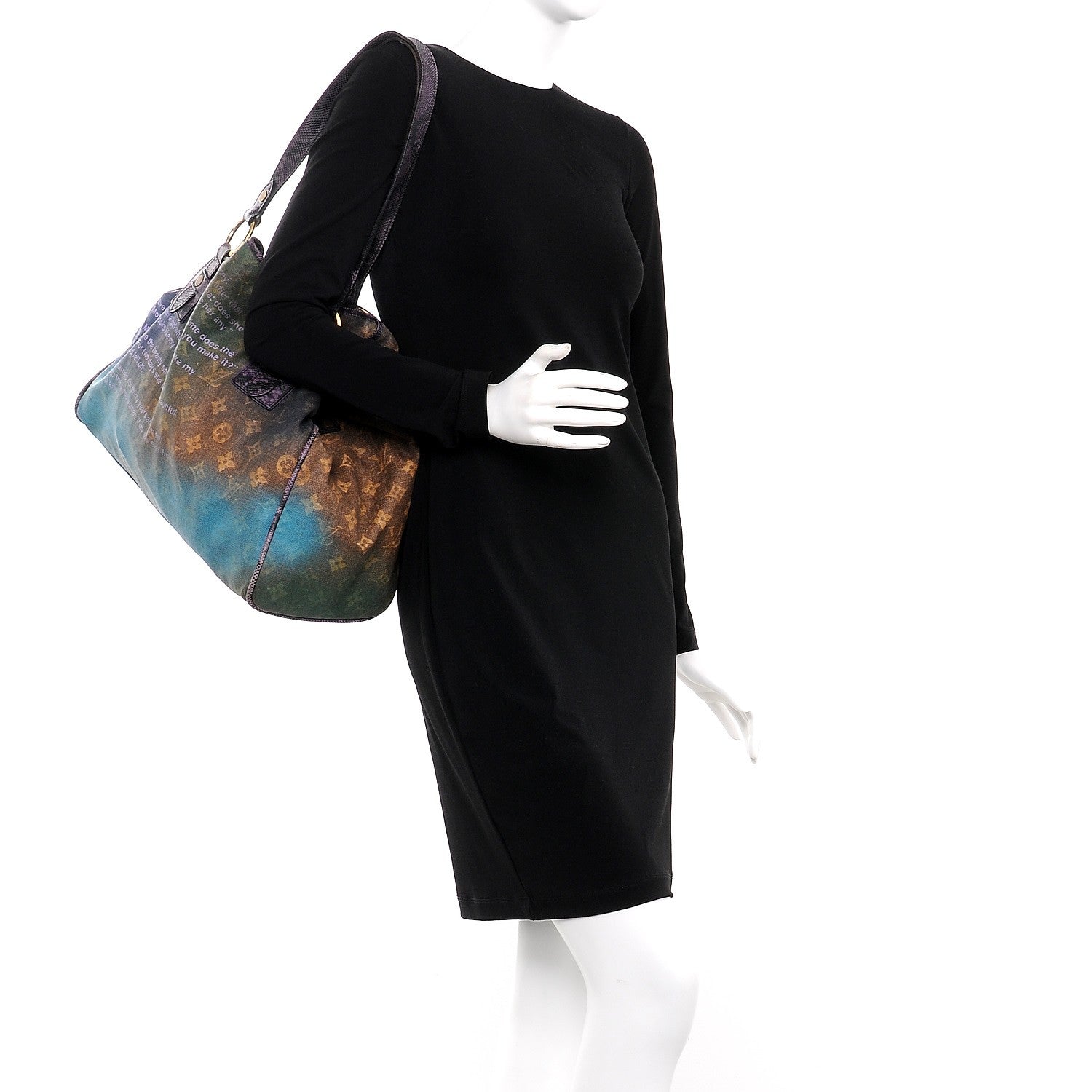 Louis Vuitton Monogram Karung Heartbreak Jokes Tote Violet 2 of 8