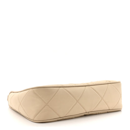 Prada Re-Nylon Saffiano Stitched Mini Re-Edition 1995 Chaine Shoulder Bag Desert Beige 4 of 10
