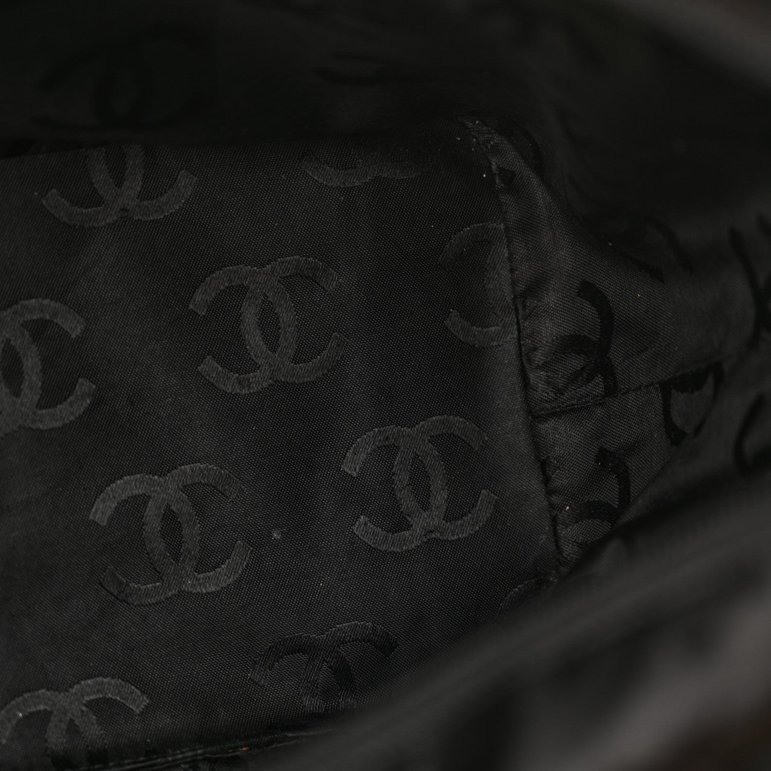 Chanel Calfskin Quilted Large Cambon Tote Beige Black 11 of 18
