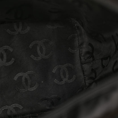 Chanel Calfskin Quilted Large Cambon Tote Beige Black 11 of 18