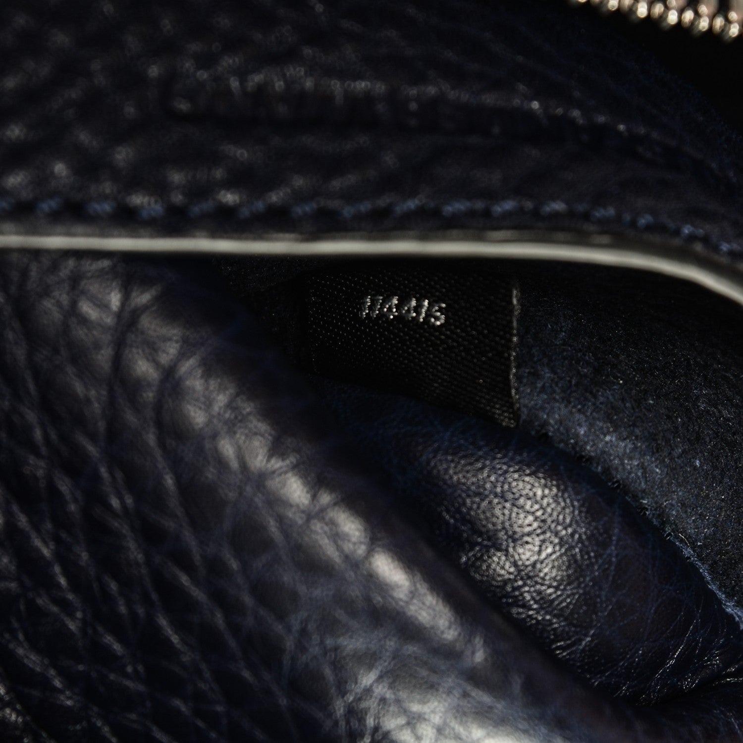 Alexander Wang Pebbled Calfskin Mini Emile Navy 8 of 8