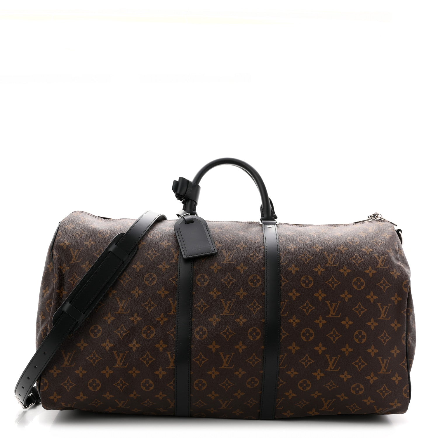 Louis Vuitton Monogram Macassar Keepall Bandouliere 55 1 of 11