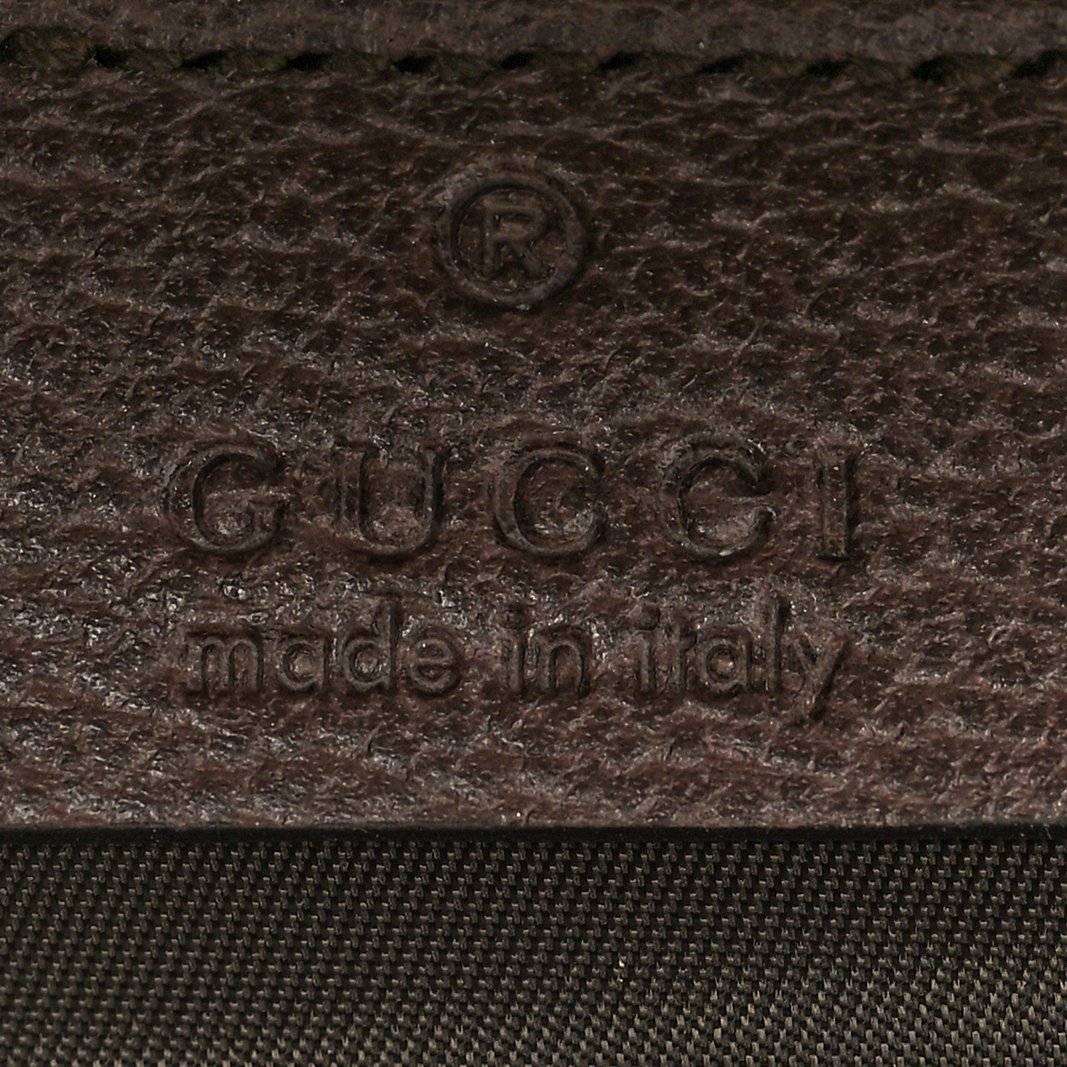 Gucci GG Supreme Monogram Textured Calfskin Web Ophidia Vanity Cosmetic Case Beige Ebony New Acero 6 of 11