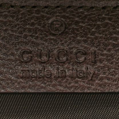Gucci GG Supreme Monogram Textured Calfskin Web Ophidia Vanity Cosmetic Case Beige Ebony New Acero 6 of 11