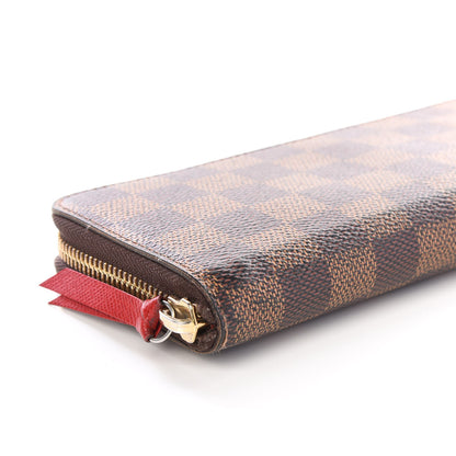 Louis Vuitton Damier Ebene Clemence Wallet Cherry 5 of 10