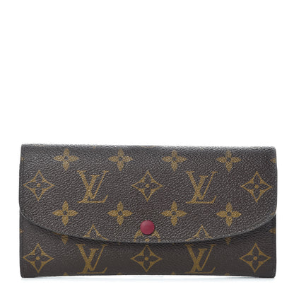 Louis Vuitton Monogram Emilie Wallet Fuchsia 1 of 6