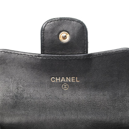Chanel Aged Calfskin Quilted Reissue Flap Card Holder Black 6 of 10