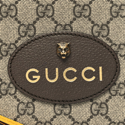 Gucci GG Supreme Monogram Web Neo Vintage Shoulder Bag Beige New Acero Crop 8 of 10