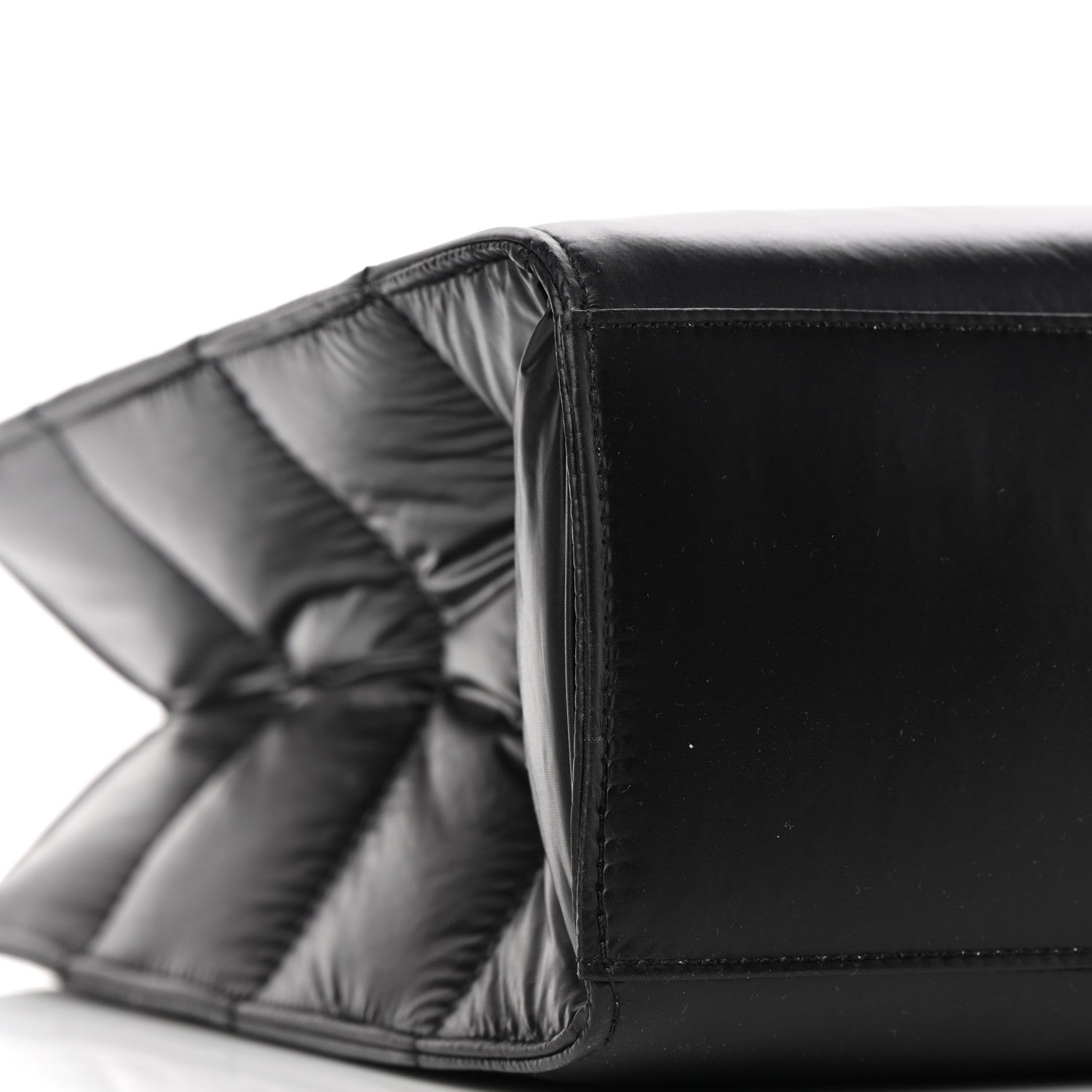 Telfar Nylon Medium Puff Shopping Bag Black 8 of 9