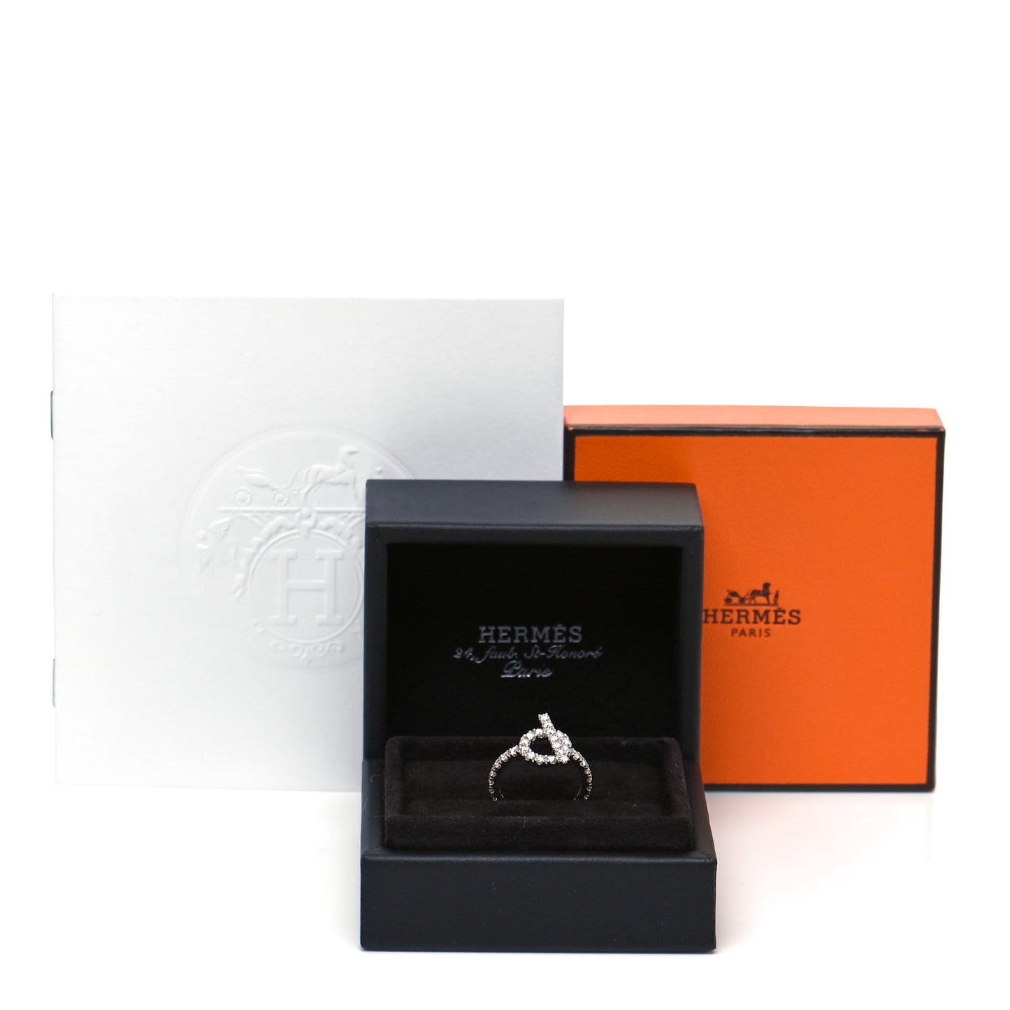 18K White Gold Diamond Finesse Ring 50 5.25