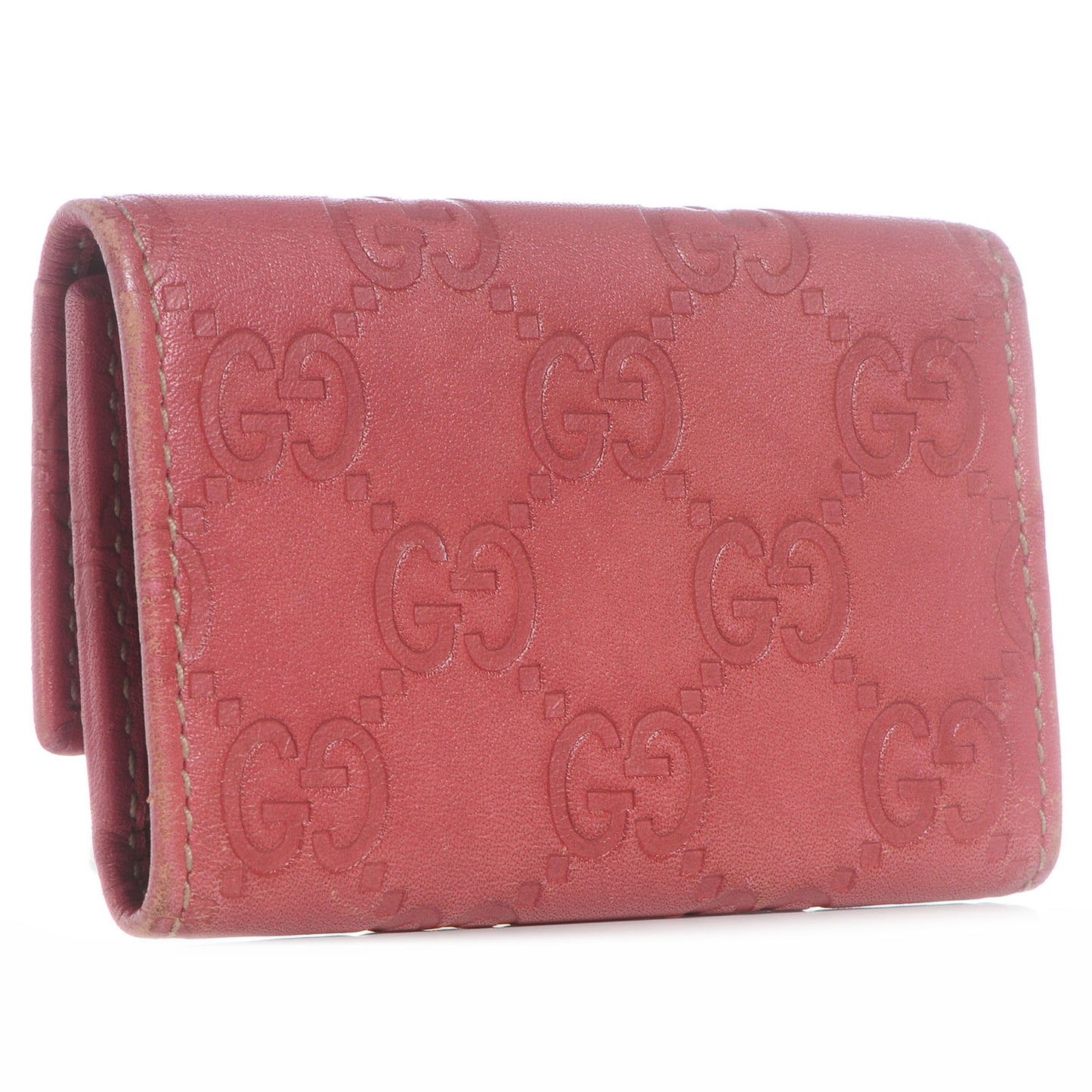 Guccissima 6 Key Holder Case Pink