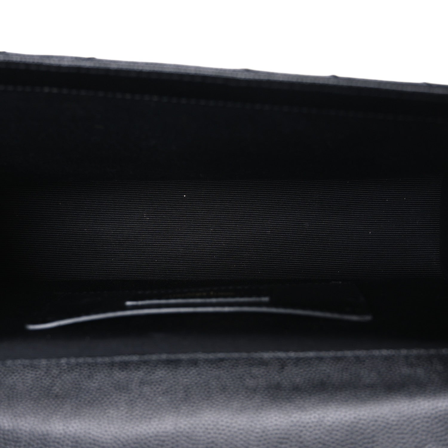 Saint Laurent Grain De Poudre Matelasse Chevron Medium Monogram Satchel Black Black 5 of 10