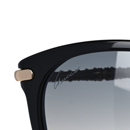 Gucci Crystal Bamboo Cat Eye GG3777 Sunglasses Black Gold 9 of 10