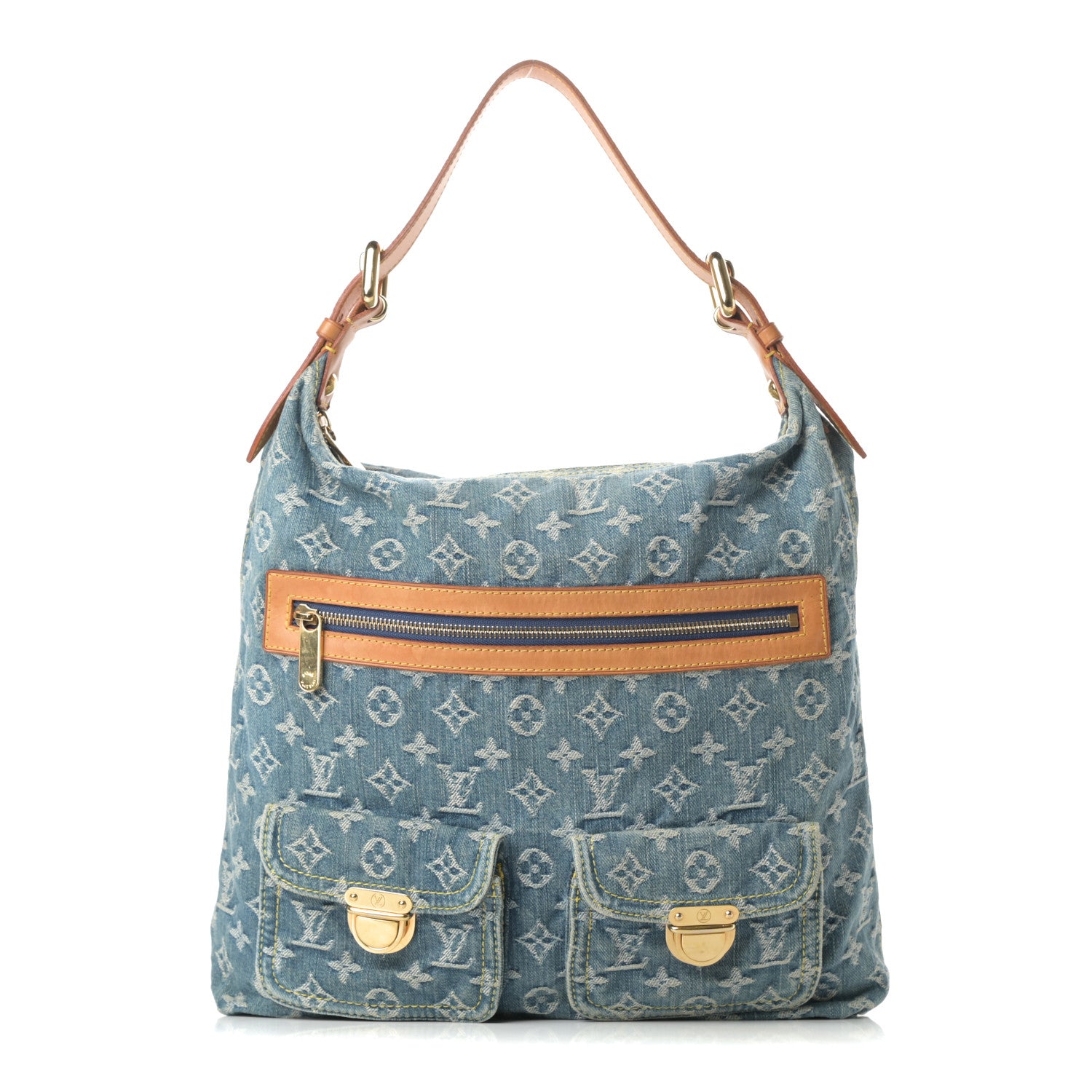 Louis Vuitton Denim Baggy GM Blue 1 of 13