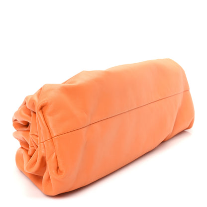 Bottega Veneta Smooth Butter Calf The Pouch Oversized Clutch Burnt Orange 4 of 8