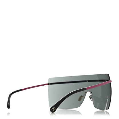 Chanel Metal Shield Sunglasses L3741 Pink 4 of 7
