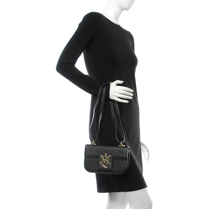 Alexander McQueen Little Stones Calfskin Small Insignia Flap Black 3 of 8