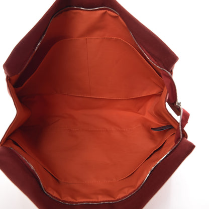 Hermes Toile Trousse De Voyage Jimetou GM Terracota 5 of 6