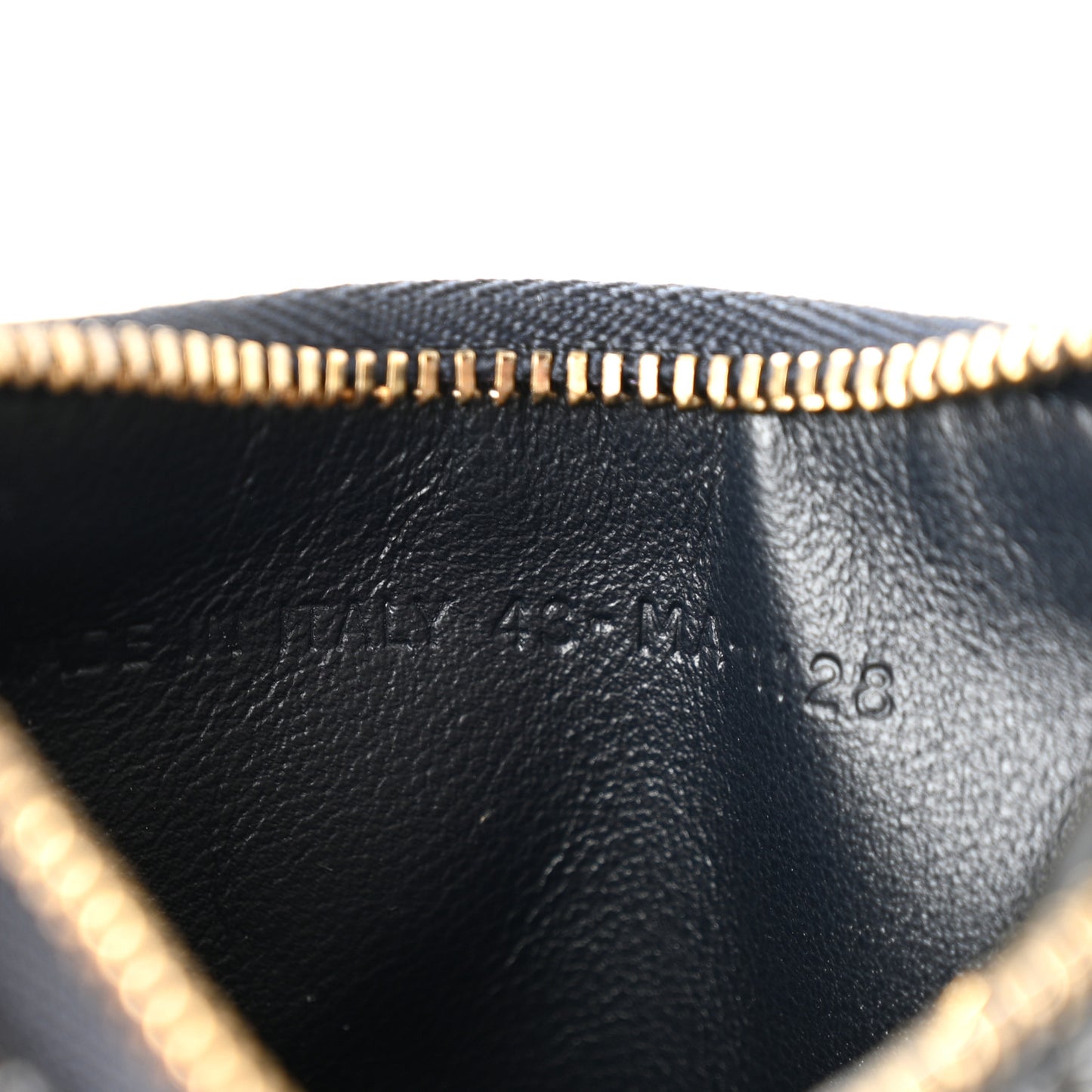 Oblique Saddle Coin Purse Blue