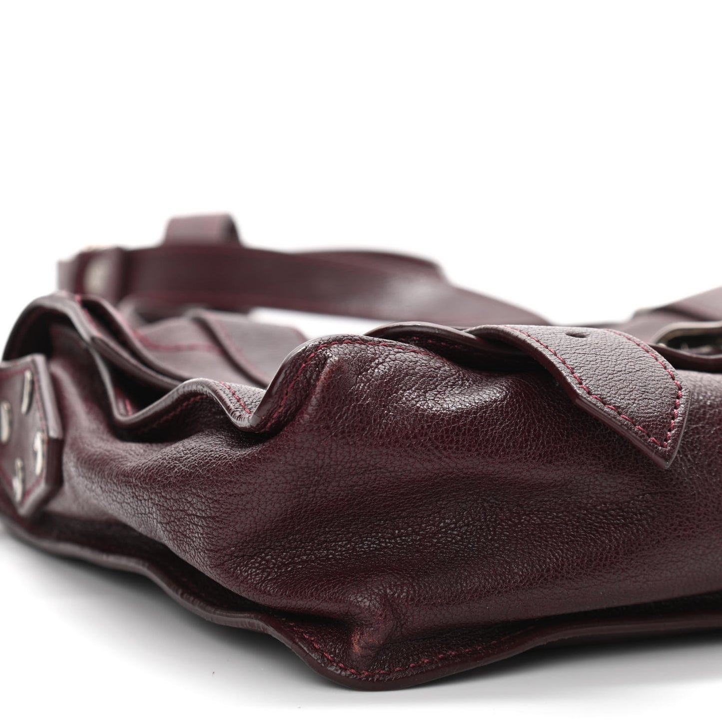 Lambskin Medium PS1 Satchel Burgundy