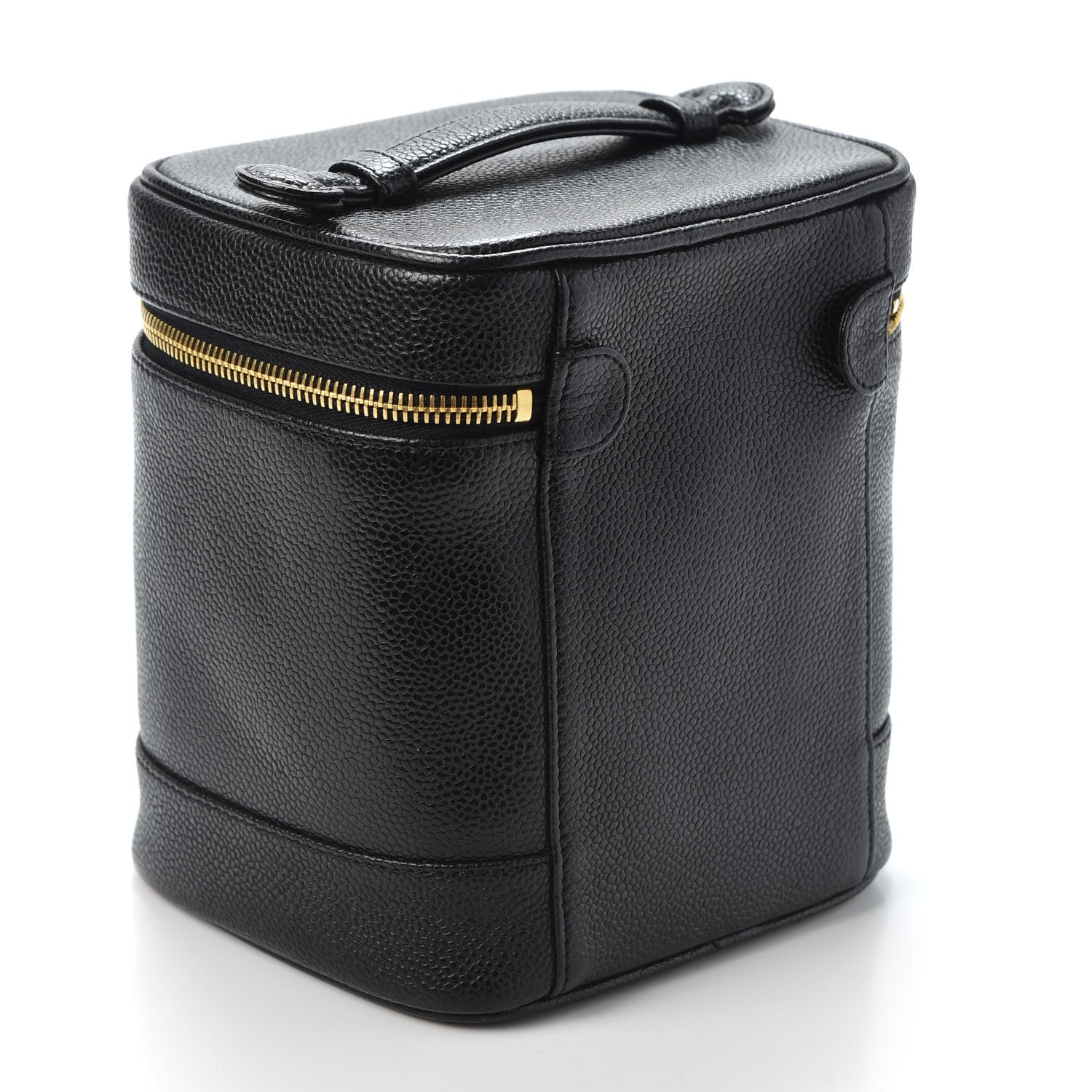 Chanel Caviar Cosmetic Vanity Bag Black 2 of 8