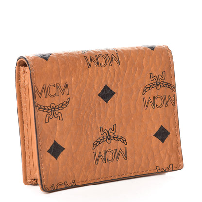 MCM Visetos Heritage Card Case Cognac 3 of 10