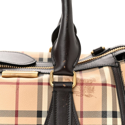 Burberry Haymarket Check Small Gladstone Chocolate 16 of 18