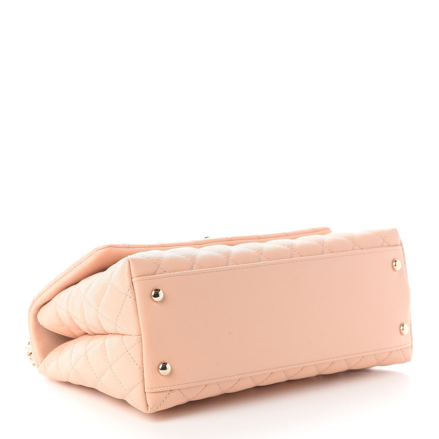 Chanel Caviar Quilted Small Coco Handle Flap Light Pink 4 of 9